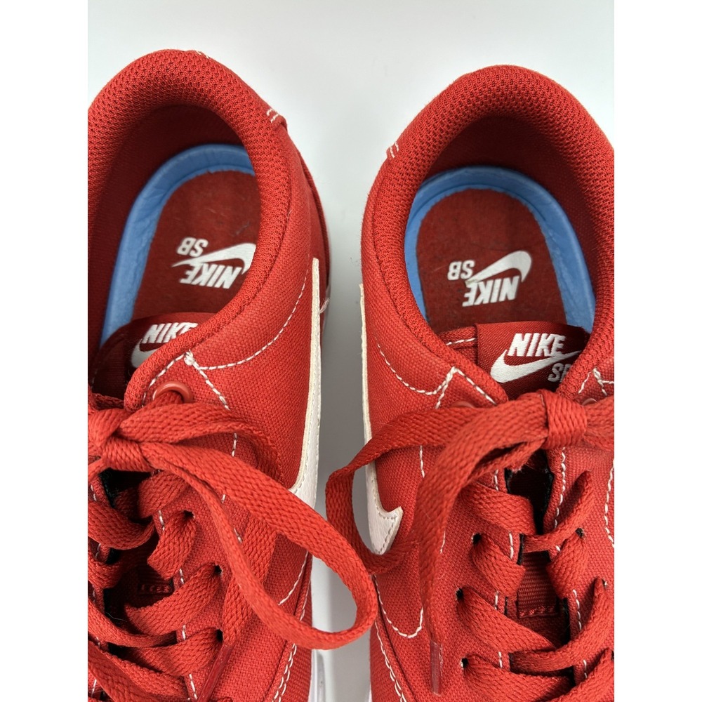 Nike Charge Canvas SB Men's Size 7.5 Mystic Red Causal Shoes CD6279-601 Lace Up - Picture 12 of 16